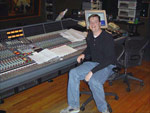 Sam at the console of Paramount Studios Scoring Stage M