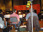 Sam works with a full orchestra to record "The Last Charge of Wyatt Earp and His Immortals"