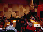 Sam conducts "Alaska" as Hollywood orchestrator and conductor Pete Anthony takes notes